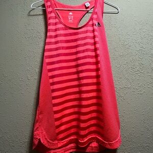 adidas Red Striped Tank Top